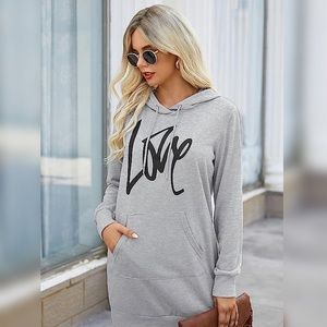 Women's Hooded Love Sweatshirt - NEW